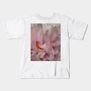 Macro Peony Kids T-Shirt